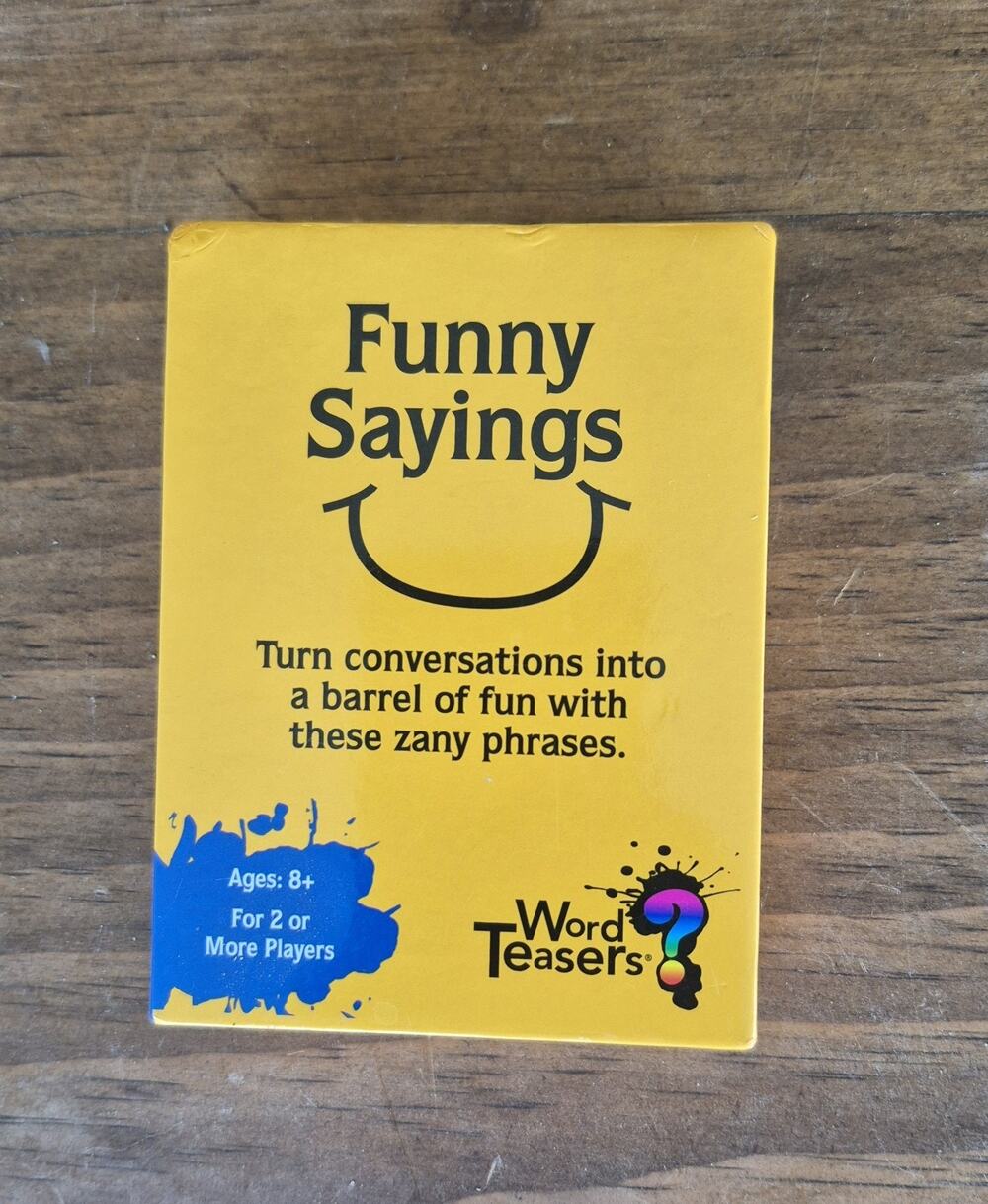 Funny Sayings Game Word Teasers
